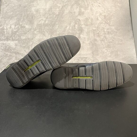 Cole Haan OS Grand Wingtip Oxford Men's 10 Blue C12699 Leather Shoes - Picture 4 of 10